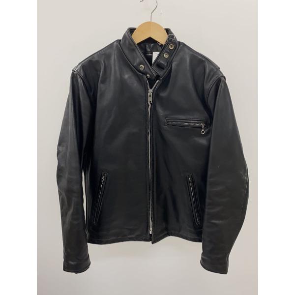 Schott◇USA製ライナー付レザーシングルライダースジャケット/革 Schott◇USA製ライナー付レザーシングルライダースジャケット/革
