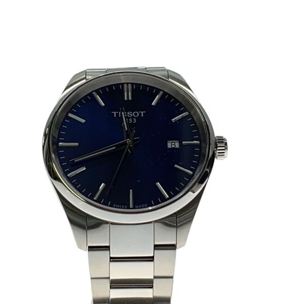TISSOT◇PR 100 40mm クォーツ腕時計/アナログ/--/NVY/SLV/T150410