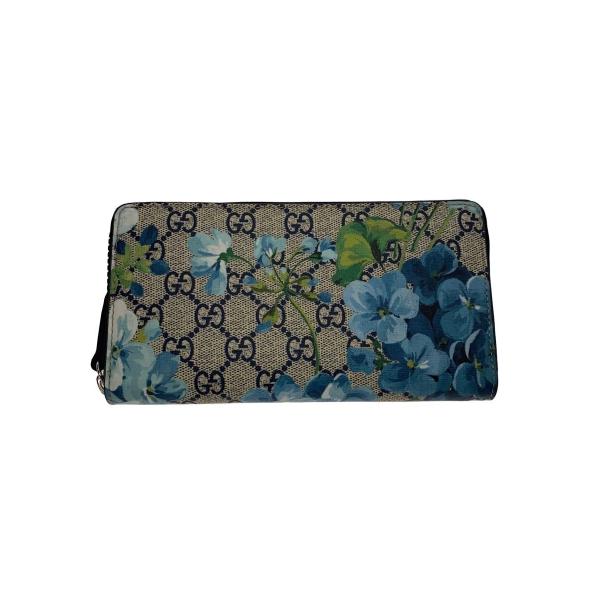 GUCCI グッチ GG ブルームス 長財布 花柄 フラワーデザイン ホワイト Amazon | グッチ財布 GUCCI ラウンドファスナー長財布 GG