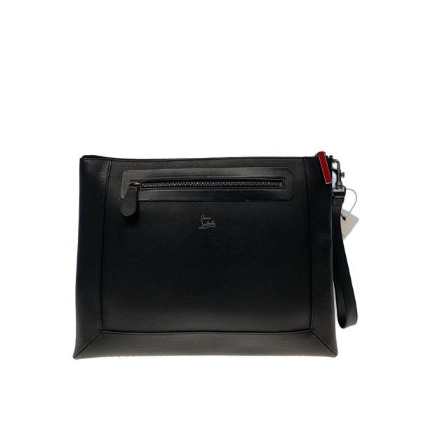 Christian Louboutin◇スタッズ/クラッチバッグ/セカンドバッグ/レザー