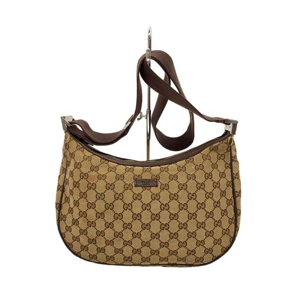 GUCCI ショルダーバッグ GG GUCCI◇ショルダーバッグ/キャンバス/BEG/GG柄/122790 001998