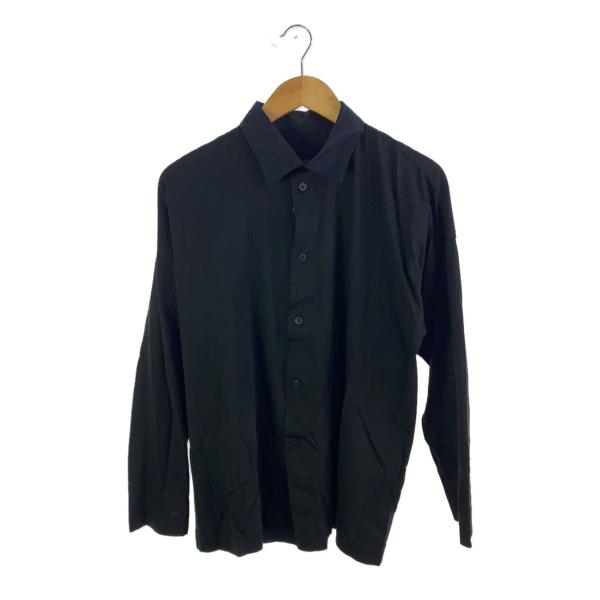 美品 ISSEY MIYAKE 23SS ロングシャツ 2 ブラック 美品 ISSEY MIYAKE 23SS ロングシャツ 2 ブラック