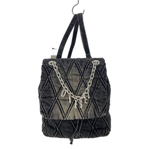 DIESEL◇リュック/デニム/GRY/CHARM-D BACKPACK S : セカンド