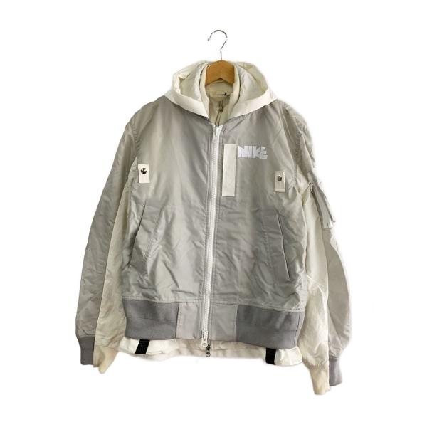 NIKE◇×sacai/20AW/NRG LAYERED JKT/汚れ有/ジャケット/XS/ナイロン