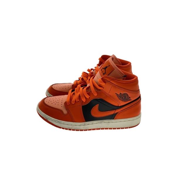 NIKE◆Air Jordan 1 Mid/ヨゴレ有/ハイカットスニーカー/26cm/ORN/DM3381-600//