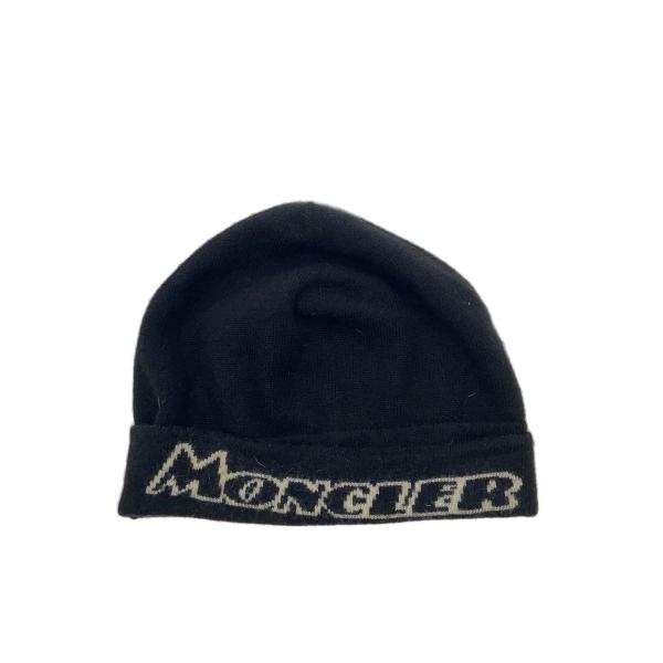 MONCLER◇ニットキャップ/--/ウール/BLK/レディース/E20919926000