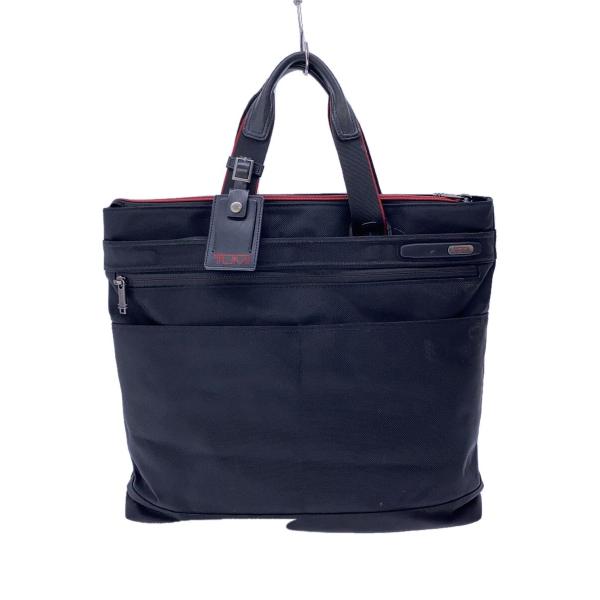 TUMI 黒 ナイロン トートバッグ ショルダーストラップ付き TUMI ショルダーバッグ バッグ ASRA 「アスラ」スモール
