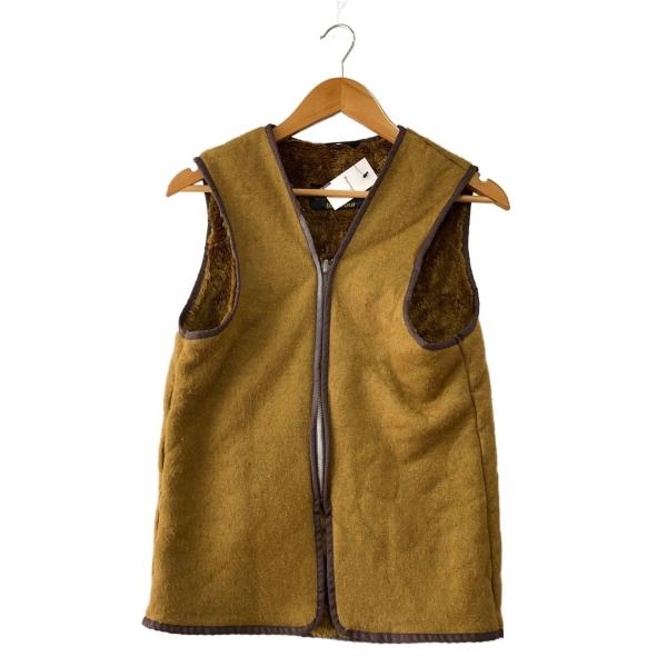 Barbour フリース ベスト Lサイズ ブラウン　最終価格 Barbour◇フリースベスト/L/ポリエステル/BRW/無地/ライナー