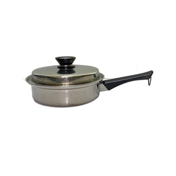 Amway◇鍋/サイズ:22cm/シルバー/片手鍋/queen/ソースパン/USA製