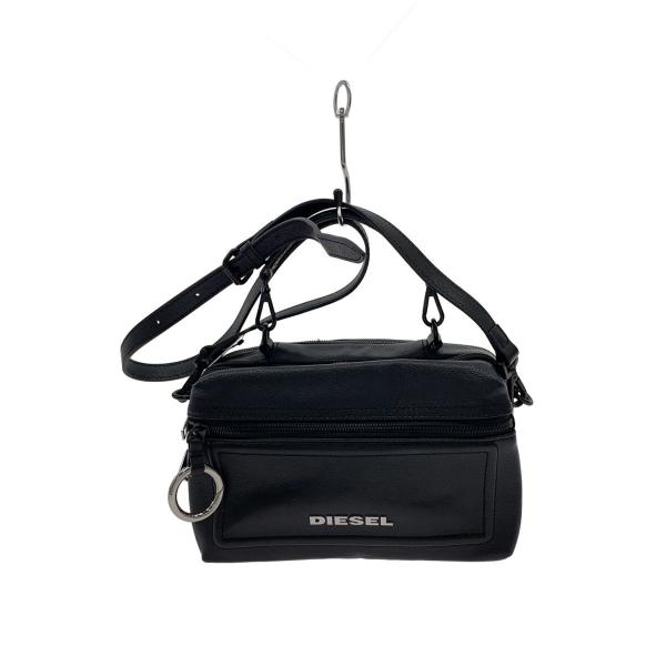 DIESEL◇ショルダーバッグ/レザー/BLK/無地/2way ブラック : セカンド