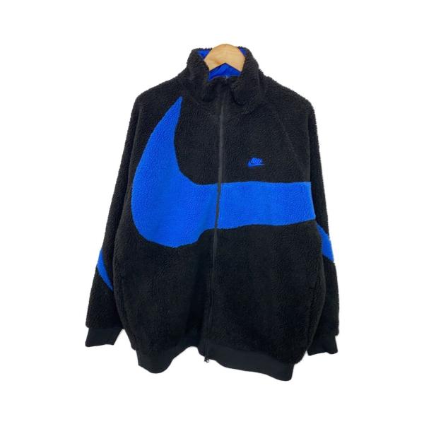 NIKE◇REVERSIBLE JACKET/ビッグスウォッシュ/フリースジャケット/XXL
