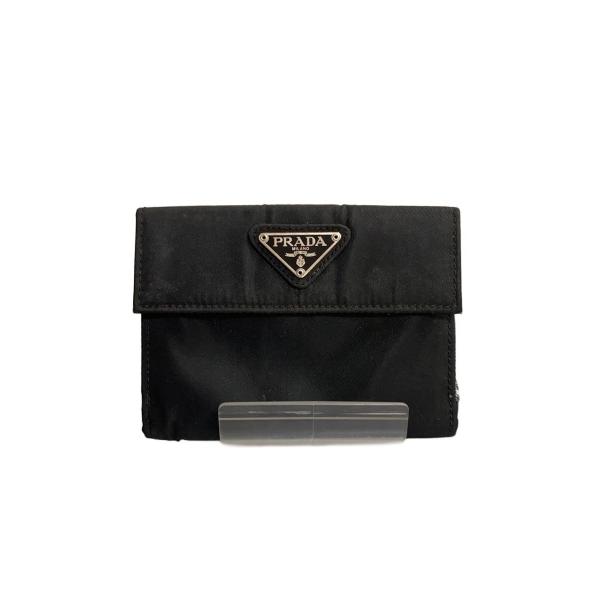 PRADA◇2つ折り財布/ナイロン/BLK/メンズ : セカンドストリートYahoo
