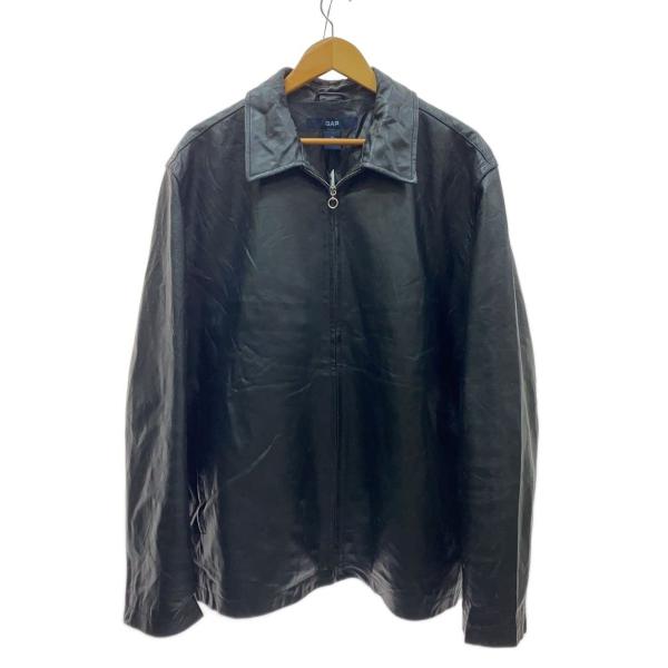 GAP◇00s/OLDGAP/レザージャケット・ブルゾン/L/牛革/BLK/SB2-2002
