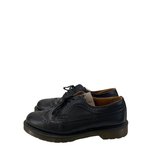 Dr.Martens◇ウィングチップシューズ/3989/UK8/BLK/レザー/AW006