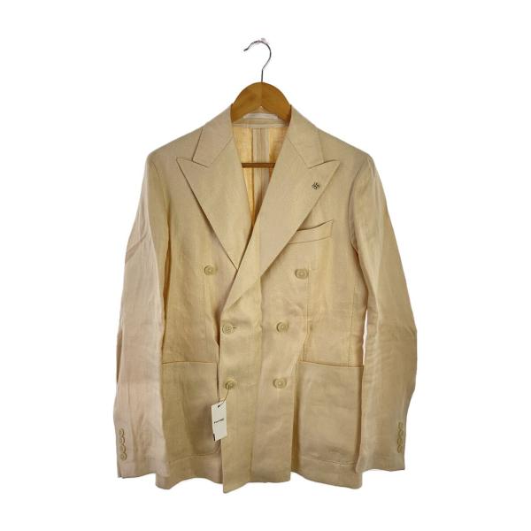 <美品>TAGLIATORE ベージュ ウール ダブル ジャケット　サイズ44 TAGLIATORE - MONTECARLO ウールナイロン ニットジャージ 6B