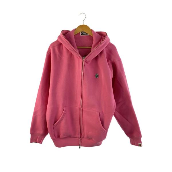A BATHING APE◇ジップパーカー/L/コットン/PNK : セカンド A BATHING APE◇ジップパーカー/L/コットン/PNK : セカンド