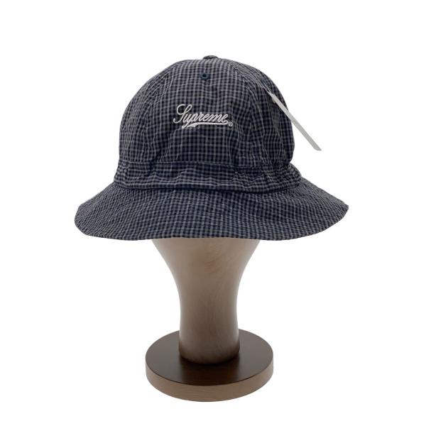 Supreme◇バケットハット/GRY/チェック/メンズ : セカンドストリート