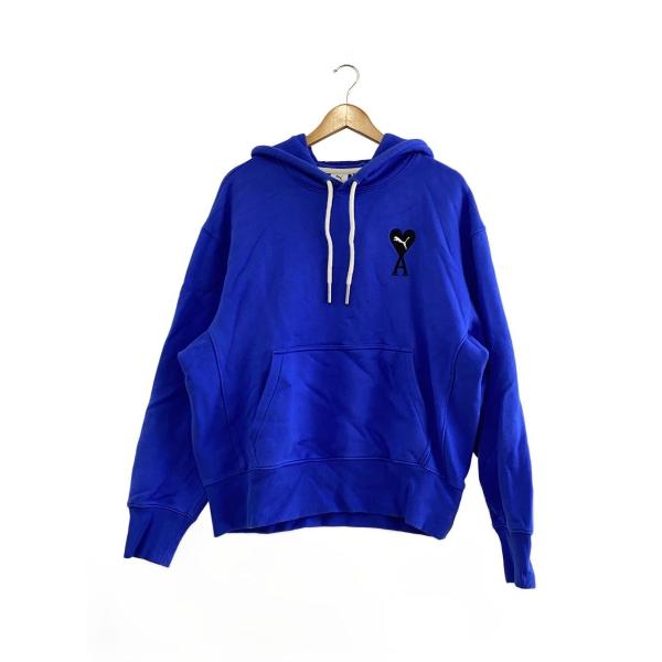 AMI Alexandre Mattiussi◇パーカー/L/コットン/BLU/534069-93