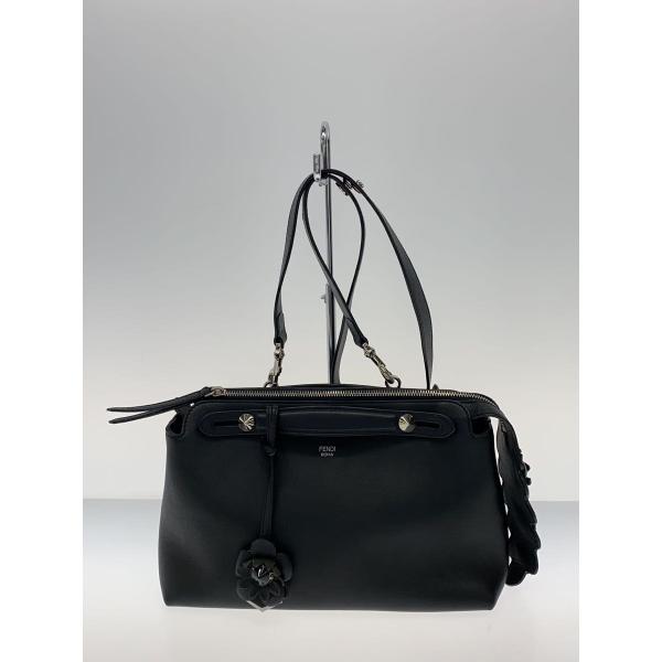 FENDI◇バイザウェイミディアム/ショルダーバッグ/レザー/BLK