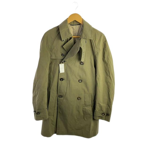 GUCCI◇トレンチコート/44/コットン/KHK/無地/219389 Z7311 : セカンド