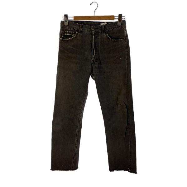 Levi's◇Vintage/90s/501/USA製/ブラックデニムパンツ/先染/SIZE:W30