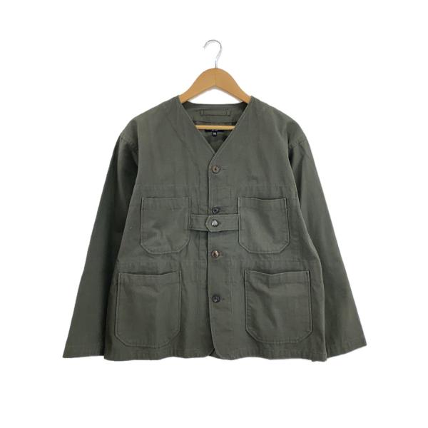 Engineered Garments◇Cardigan Jacket - Cotton Ripstop/ノーカラー