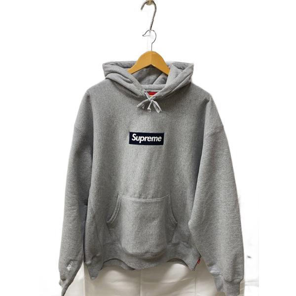Supreme◇パーカー/XL/コットン/GRY : セカンドストリートYahoo!店