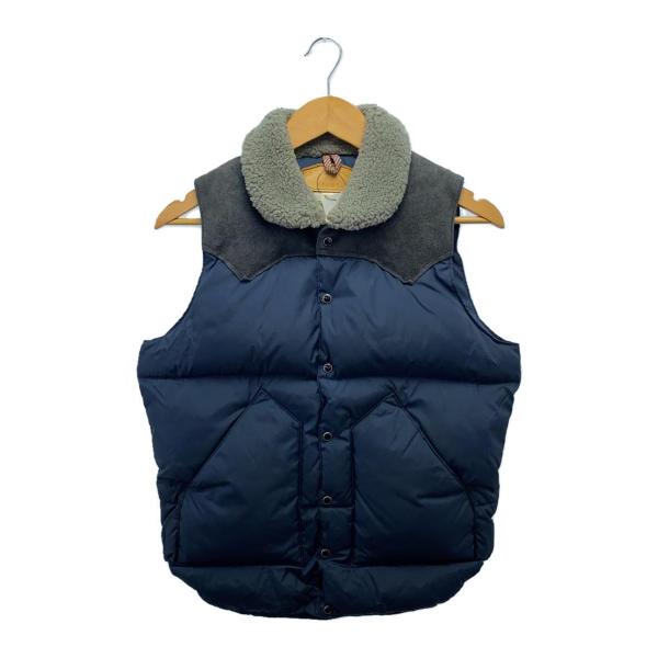 Rocky Mountain Featherbed / ダウンベスト/36/ナイロン/NVY/無地/450-502-57// Rocky Mountain Featherbed◇ダウンベスト/36/ナイロン/NVY/450-472-62