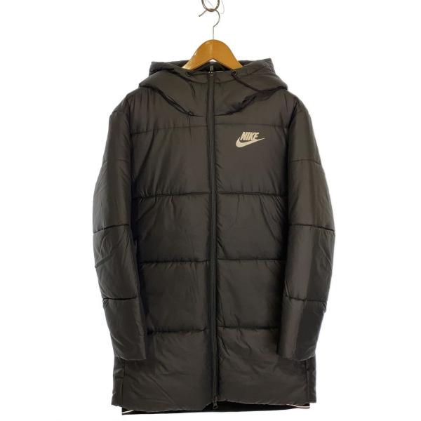 NIKE◇ロングダウンジャケット/L/ポリエステル/BLK/CV8671-010