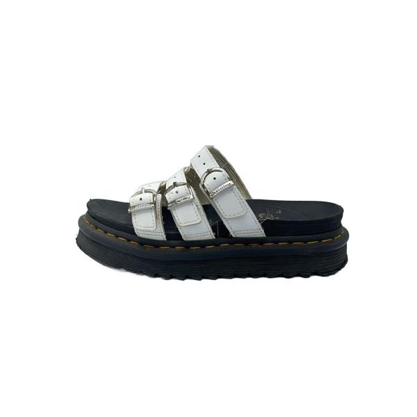 ⭐️Dr.Martens MACKAYE HDWサンダル スタッズ Dカン UK6 Dr.Martens◇サンダル/UK4/WHT/レザー/AW006/SK12U/使用感有