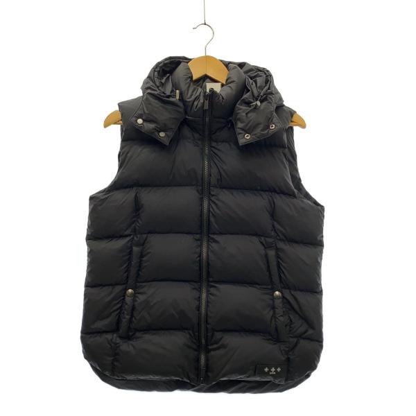 TATRAS◇ダウンベスト/2/ナイロン/BLK/無地/MTAT24A4842-D/POSEIDONE