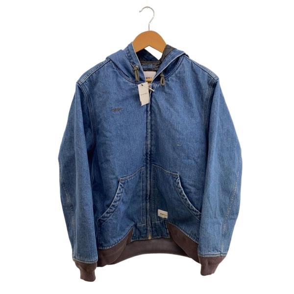 WTAPS◇18AW/VICE JACKET/ジャケット/X02/コットン/ブルー/182WVDT