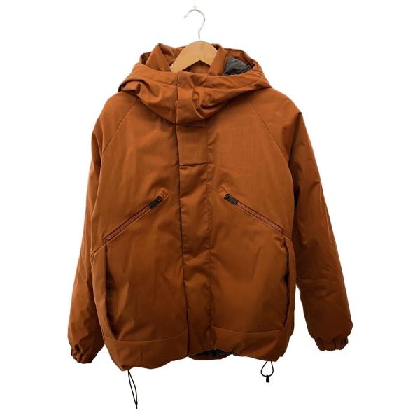 snow peak◇焚火/ダウンジャケット/S/ポリエステル/ブラウン/JK