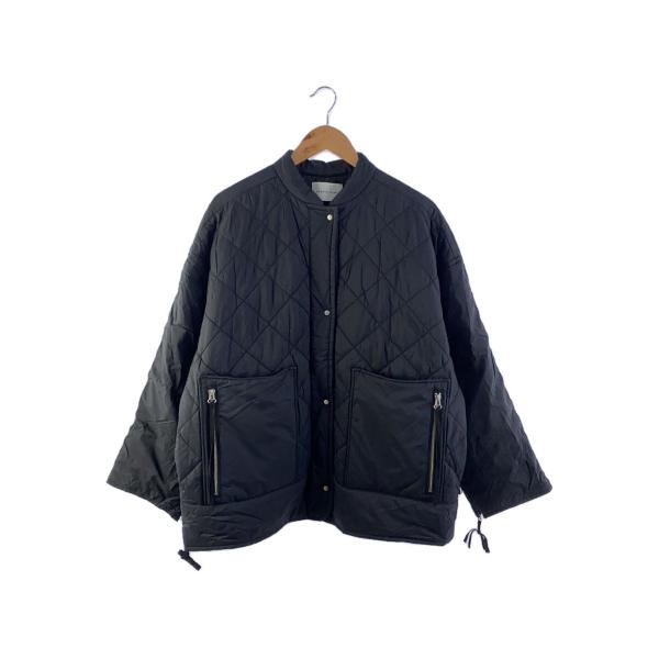ADAM ET ROPE◇キルティングジャケット/FREE/ナイロン/BLK/gal-23010-b