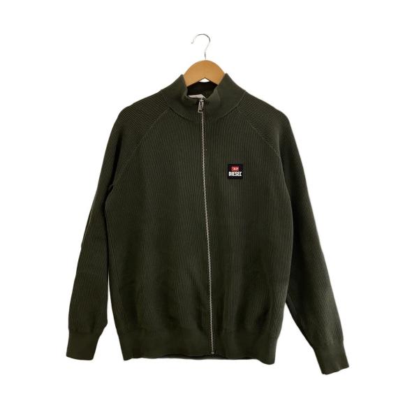 DIESEL ドライバーズニット バイカラー ミリタリー バイカラー DIESEL