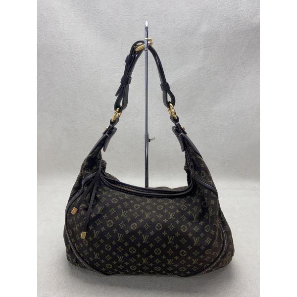 LOUIS VUITTON◇マノンGM_モノグラム・ミニ・ラン_BRW/キャンバス/BRW 