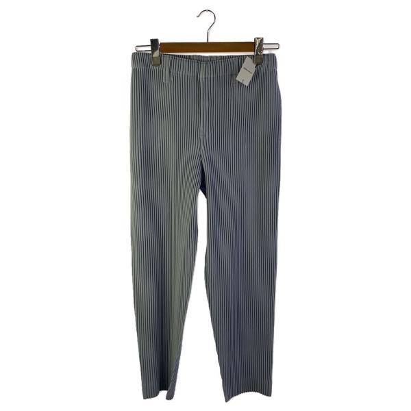 HOMME PLISSE ISSEY MIYAKE◇ストレートパンツ/2/ポリエステル/BLU