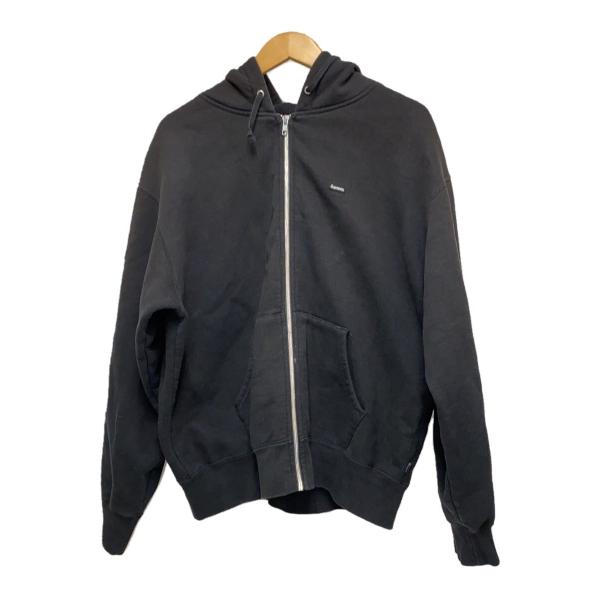 Supreme パーカー　M Supreme◇ジップパーカー/M/コットン/BLK/無地/裏起毛