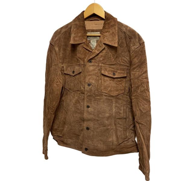 L.L.Bean◇レザージャケット・ブルゾン/M/スウェード/BRW/無地/DACM7