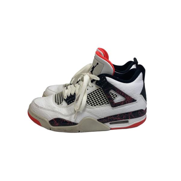 NIKE◆AIR JORDAN 4 RETRO/エアジョーダンレトロ/ホワイト/308497-116/25.5cm/WHT//