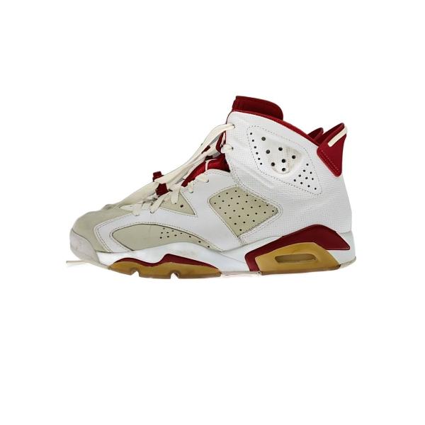 NIKE◆AIR JORDAN 6 RETRO/エアジョーダンレトロ/ホワイト/384664-113/26.5cm/WHT//