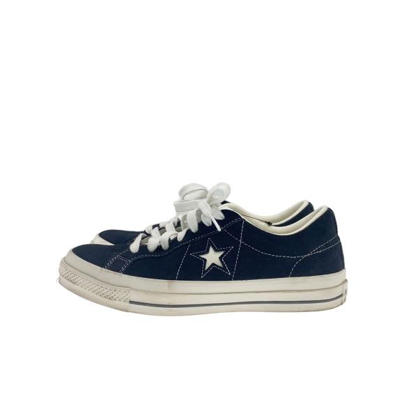 CONVERSE◆ローカットスニーカー/27cm/BLK/スウェード/35200860