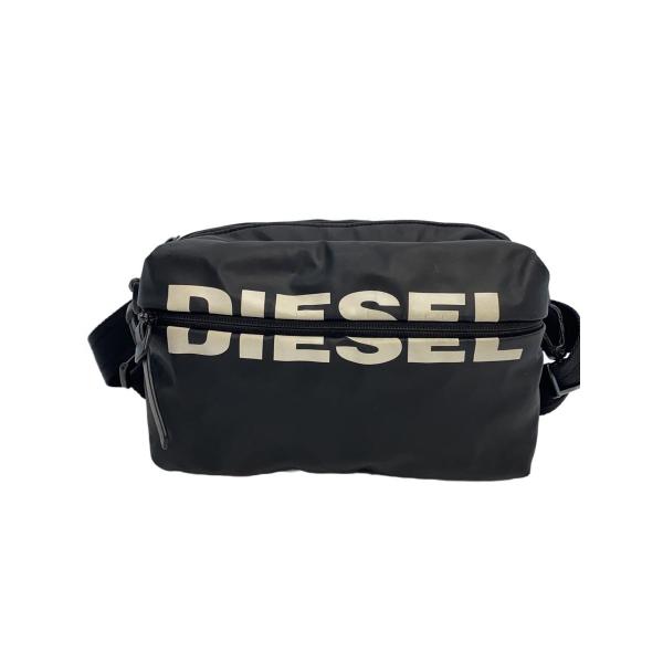 DIESEL◇ショルダーバッグ/レザー/ブラック/X07346/使用感有り