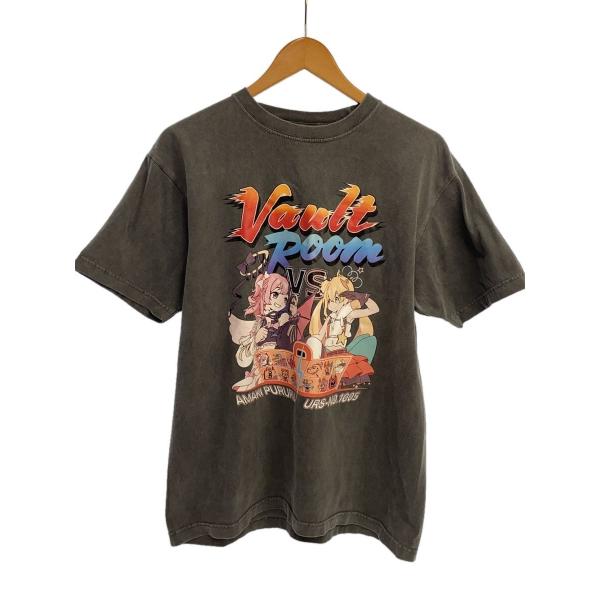 vaultroom◇Tシャツ/M/コットン/グレー/プリント/pururu/no.1005/天鬼