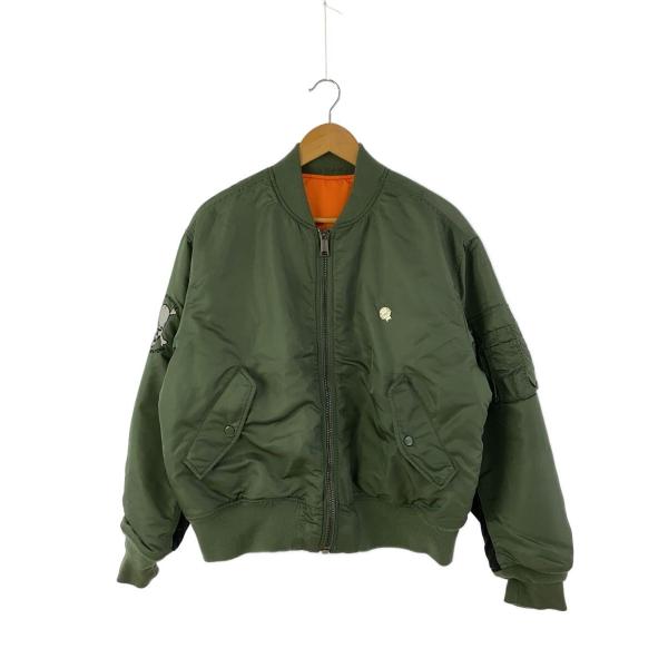 Supreme◇23AW/×BOUNTY HUNTER/MA-1/ブルゾン/M/ポリエステル/GRN
