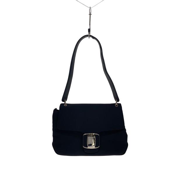 Salvatore Ferragamo◇ワンショルダー/ハンドバッグ/レザー/BLK/BZ-21
