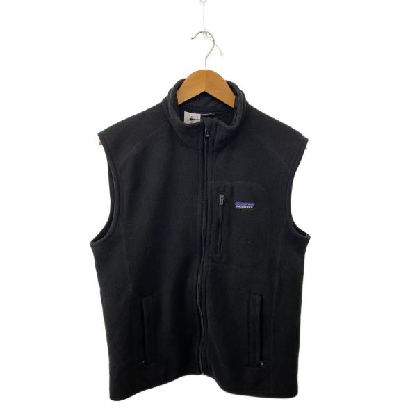 patagonia◇フリースベスト/M/ポリエステル/BLK/25880FA14 : セカンド
