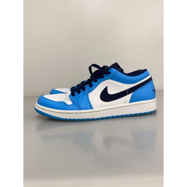 NIKE◆AIR JORDAN 1 LOW_エアジョーダン 1 ロー/27cm/ブルー/553558-144//