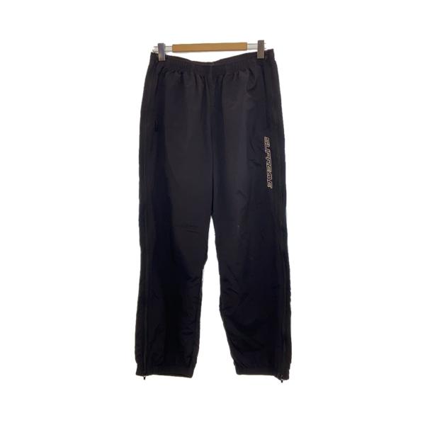 Supreme◇Full Zip Baggy Warm Up Pant/ナイロンパンツ/L/ブラック