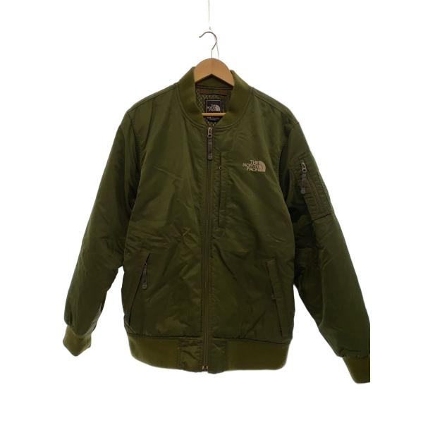 THE NORTH FACE◇Q THREE JACKET/MA-1/ブルゾン/L/カーキ/NY01470